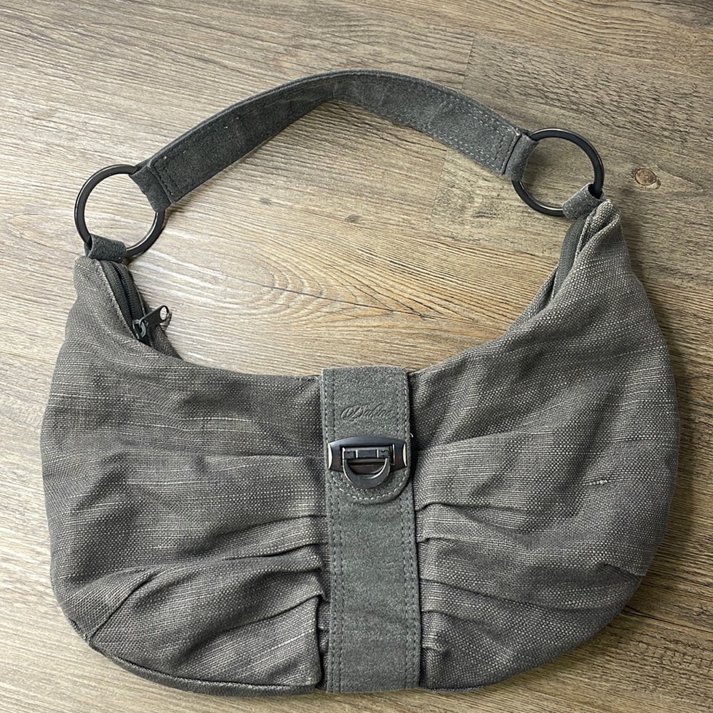 Dakine Women’s Grey Canvas Shoulder Bag Purse